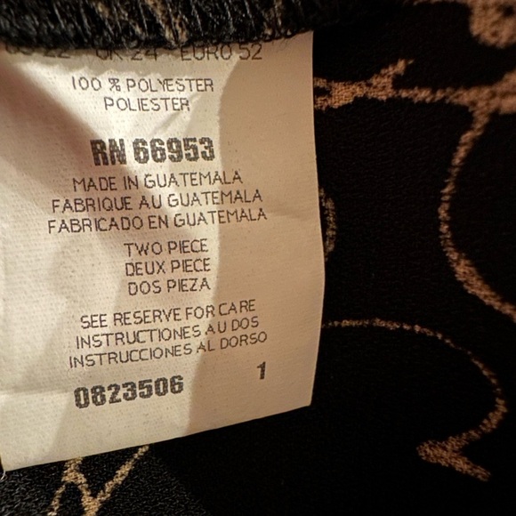 Leslie Fay dress set(2pcs) women’s petite size 22WP - Picture 10 of 12